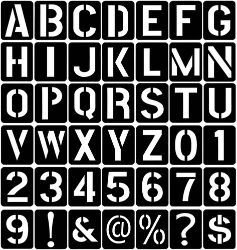 Pcs inch alphabet - 42,