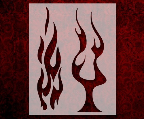 Large flames flame biker fire - flames,