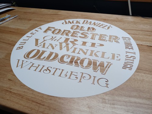 Airbrush stencil 4 - (open),