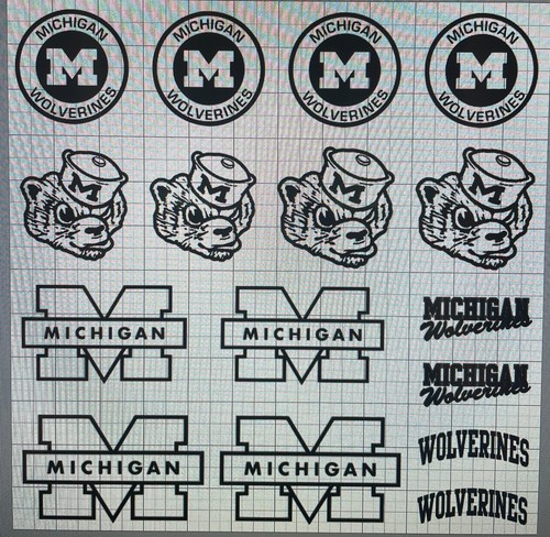 Michigan wolverines vinyl - michigan,